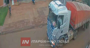 CICLISTA FUE ATROPELLADO POR UN CAMIÓN QUE SE HABRÍA DADO A LA FUGA EN JESÚS 