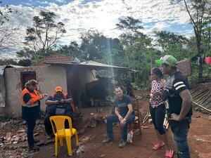 Asistencia inmediata tras temporal que afectó a más de 70 familias en Nueva Alborada