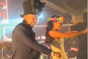 (VIDEO) ¡Los pasitos prohibidos de Enciso en su fiesta de boda!
