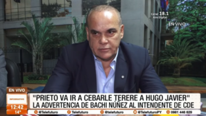 La advertencia de Bachi Núñez al intendente de CDE