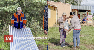 CONTINÚA LA ASISTENCIA EN CARMEN DEL PNÁ. PARA FAMILIAS AFECTADAS POR TEMPORAL