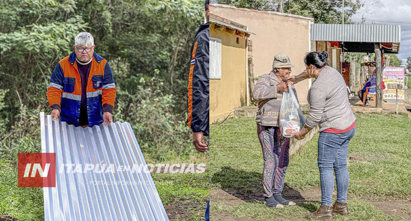 CONTINÚA LA ASISTENCIA EN CARMEN DEL PNÁ. PARA FAMILIAS AFECTADAS POR TEMPORAL