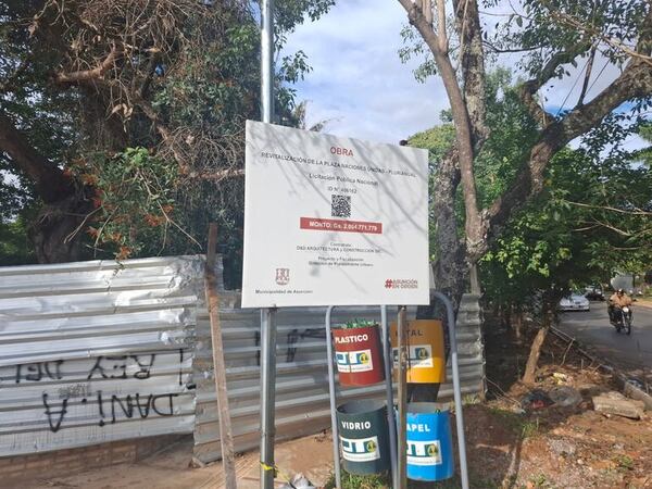 Asunción: vecinos reclaman que obras en la plaza Naciones Unidas fueron abandonadas - Nacionales - ABC Color
