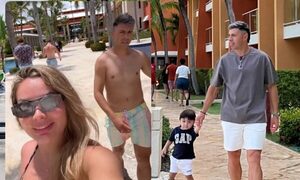 Dahiana Bresanovich y Blas Riveros están pelando sus cuerpitos latinos por el Caribe