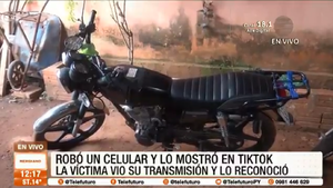 Víctima de asalto identifica su celular en video de TikTok y sospechoso queda detenido
