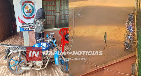 APREHENDEN A MENOR INDÍGENA POR HURTO DE BATERÍA EN CAPITÁN MEZA