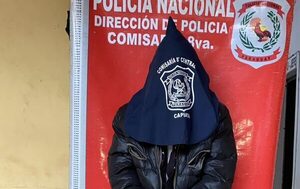 Tenía orden de captura y lo agarraron con una hidrolavadora y herramientas