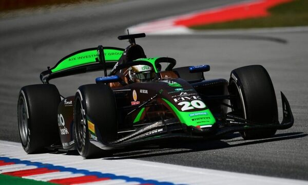 (VIDEO) ¡Joshua Duerksen no pudo completar la carrera de la Fórmula 2 en España!