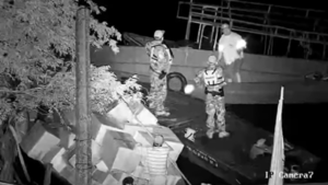 Video: Dos militares de la Armada detenidos por supuesto pedido de coima en el río Paraguay