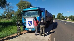 Camión con doble fondo llevaba casi cuatro toneladas de marihuana rumbo al Brasil