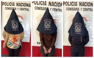 Madre e hijas, aprehendidas por intento de millonario robo de carne en un supermercado - Policiales - ABC Color