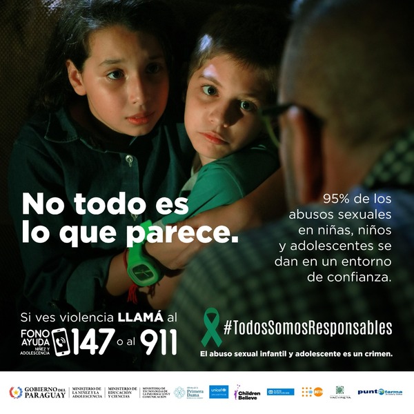 El 95 % de los abusos sexuales ocurren en entornos de confianza, revelan durante lanzamiento de #TodosSomosResponsables - San Lorenzo Hoy