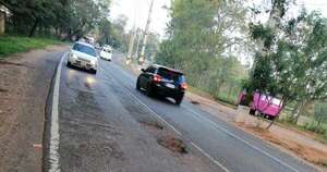 La Nación / Denuncian pésimo estado de la ruta Capiatá-Areguá
