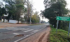 Denuncian pésimo estado de ruta Areguá-Capiatá