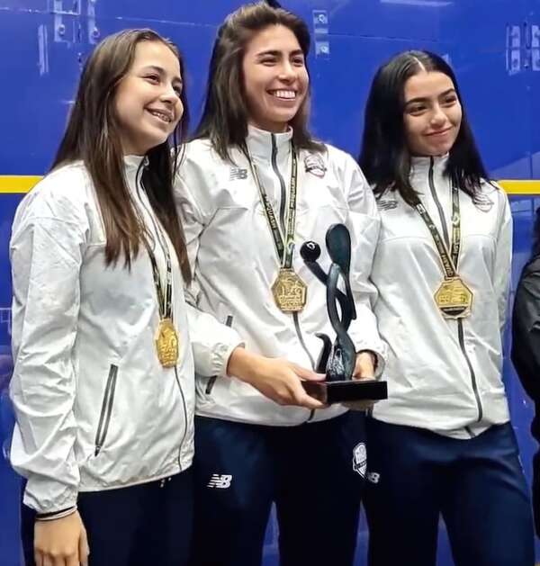 Paraguayas se consagran campeonas del Sudamericano de Squash - Polideportivo - ABC Color