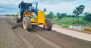 La Nación / Ruta PY-12 reporta un avance del 60 % en su lote 3