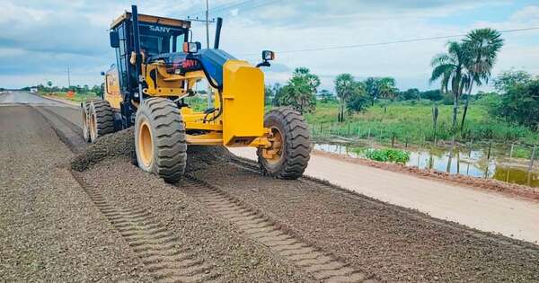 La Nación / Ruta PY-12 reporta un avance del 60 % en su lote 3