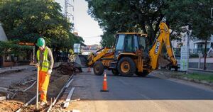Diario HOY | Obras en la Avda. Mcal. López están a punto de alcanzar el 50% de ejecución