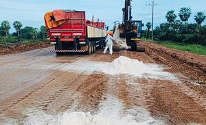 Lote 3 de la Ruta PY12 experimenta un sostenido avance - .::Agencia IP::.