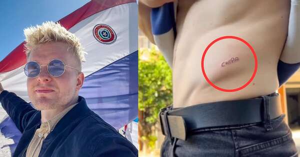 La Nación / ¡Cumplió la apuesta! Chef alemán se tatuó la palabra chipa