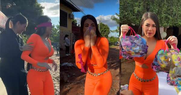 Diario HOY | Laurys Dyva promocionó golosinas en su “fiesta sorpresa”