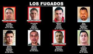 Cinco evadidos de la cárcel de máxima seguridad de Minga Guazú siguen prófugos - Policiales - ABC Color