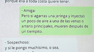 El macabro chat: así planearon matar a María Fernanda