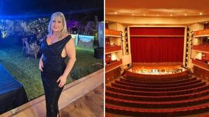 Bibi Landó grabó un "póra" en el Teatro Municipal: “Dicen que el fantasma asusta a las mujeres”