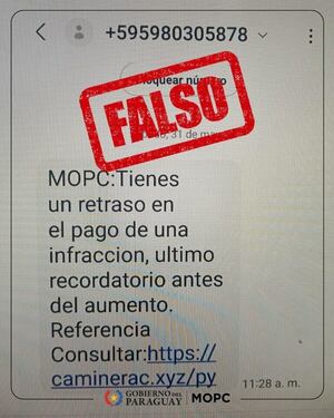 Alerta: intento de estafa con falsos cobros en nombre de la Patrulla Caminera - Nacionales - ABC Color