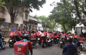 Manifestación de deliverys tras crimen de repartidor: Piden justicia y protección