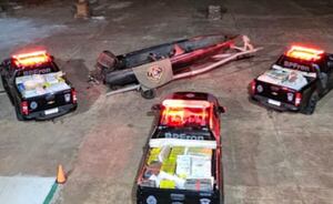 Incautan más de 1,7 toneladas de marihuana en lago de Itaipú - ABC en el Este - ABC Color