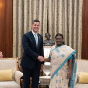Presidente Peña reafirma lazos con la India en histórica reunión con la presidenta Droupadi Murmu :: Presidencia de la República del Paraguay