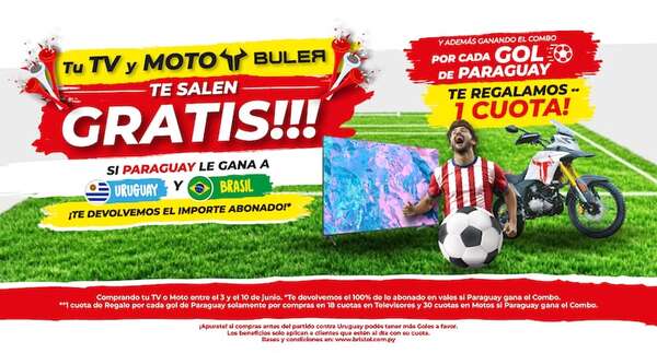 Bristol: tu moto Buler y TV te sale gratis - Negocios - ABC Color