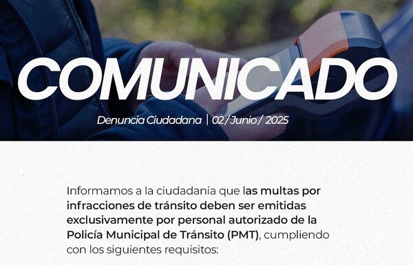 Municipalidad emite comunicado tras procedimiento irregular de agente de tránsito - San Lorenzo Hoy