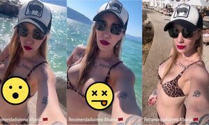 (VIDEO) ¡El descuido sensual que tuvo Carmiña Masi en sus vacaciones!