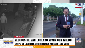 “Ladrones domiciliarios” aterrorizan a vecinos de San Lorenzo