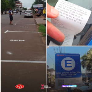 Tensión en Encarnación por el Sistema de Estacionamiento Medido - «TVS DIGITAL»