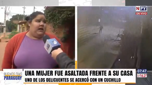 Inseguridad al límite: Una mujer fue asaltada y amenazada con arma blanca frente a su vivienda