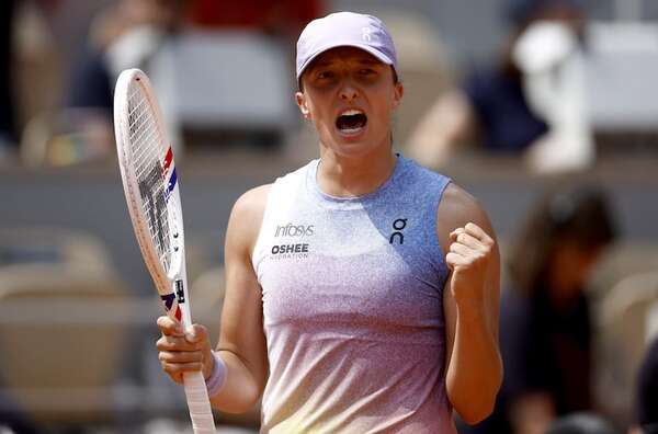 Swiatek elimina a Svitolina y sigue firme en la defensa de su título - Polideportivo - ABC Color