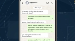 Espeluznante conversación entre el sospechoso del crimen y su amiga - SNT