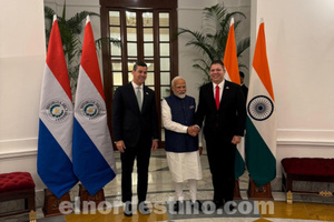 Sin Precedentes: gobernador de Amambay Juancho Acosta es la primera autoridad nacida en Pedro Juan Caballero que visita India - El Nordestino