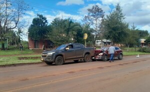Accidente de tránsito sobre la Ruta PY06, en Iruña