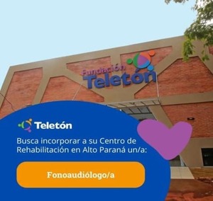 Teletón llama a profesionales a formar parte de su plantel de funcionarios