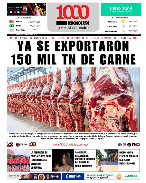 4 Junio 2025 - 1000 Noticias