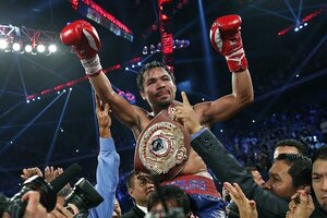 Versus / Pacquiao anuncia su regreso ante el campeón wélter del CMB
