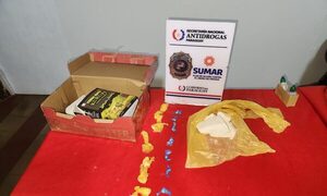 (Video) ¡Jeýma narco-encomienda! Paquete de yerba con destino a Concepción era “blanca y compacta”