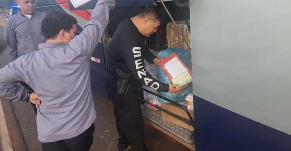 Concepción: detectan “narcoencomienda” en bus de larga distancia - Policiales - ABC Color