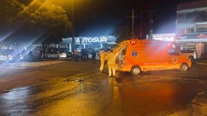 MUJER RESULTÓ HERIDA LUEGO DE UNA COLISIÓN EN ENCARNACIÓN 