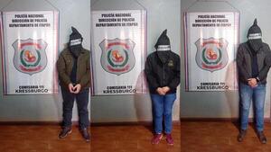 Tres detenidos e incautación de celulares en allanamiento por sup. hurto en Kressburgo