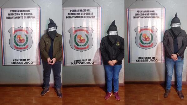 Tres detenidos e incautación de celulares en allanamiento por sup. hurto en Kressburgo